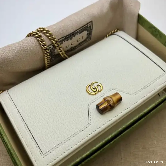 Firstbag ru with Gucci mini bamboo Diana bag 0523
